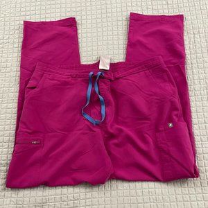 FIGS women's Raspberry Sorbet Yola™ - Skinny Scrub Pants - XL